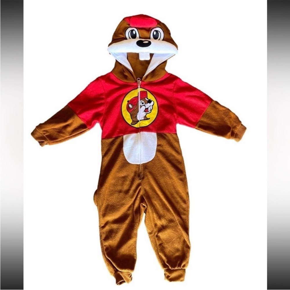 Buc-EE's Gas Station Beaver Union Onesie Adult Pajamas Costume